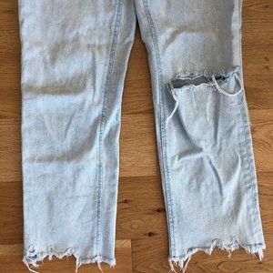 Rag & Bone Distressed Light Wash Jeans